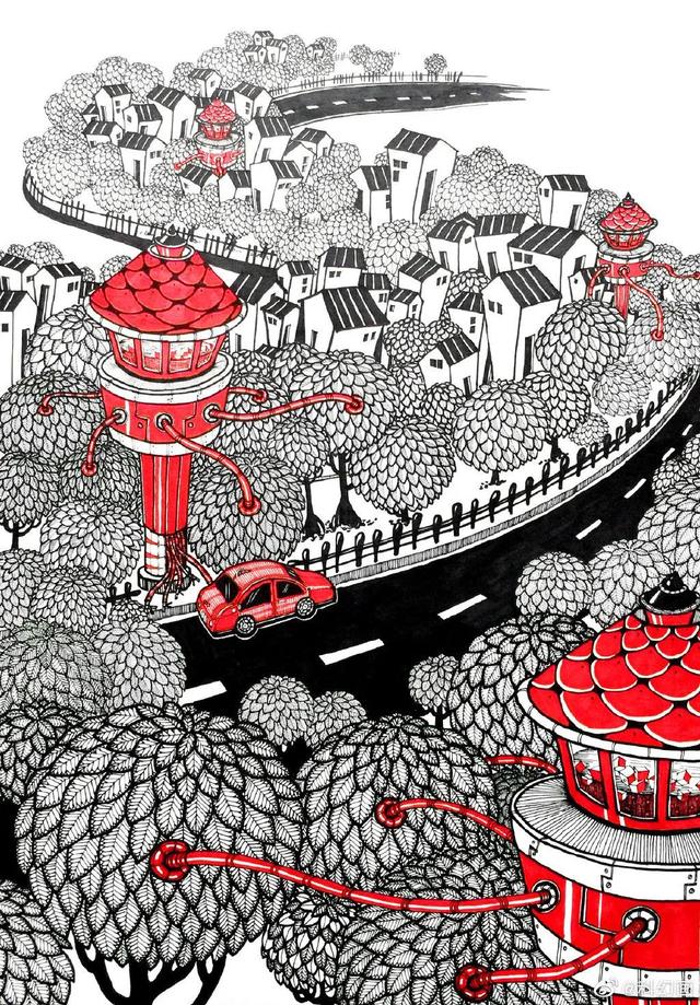 少年儿童科幻画大赛作品优秀（超全超经典科幻画）(11)