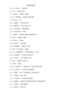 ​50个很酷的英文名（如何取个不low死人的英文名）