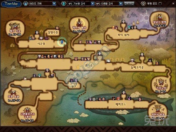 dnf最新版本远古地图在哪里（DNF暗黑城三版地图）(4)