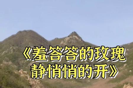​羞答答的玫瑰静悄悄地开原唱