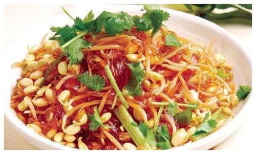 ​老东北美食黄豆芽炒粉条