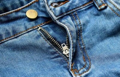​牛仔裤拉链处布不服贴，用针线缝一下/更换一条新拉链