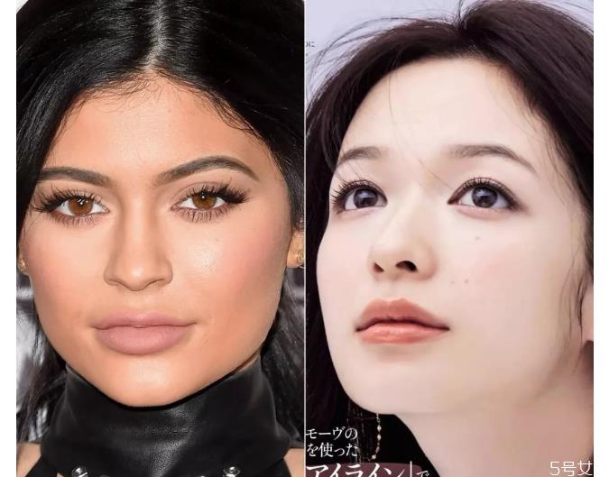 日系妆容要点 日系妆欧美妆对比 日系妆容要点 日系妆欧美妆对比