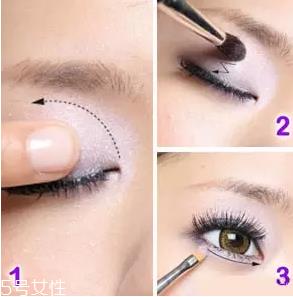 紫色眼影配什么口红？配少女粉堪称完美