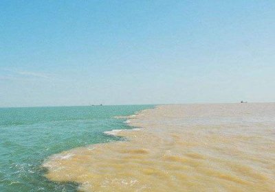 ​黄河入海处的自然奇观