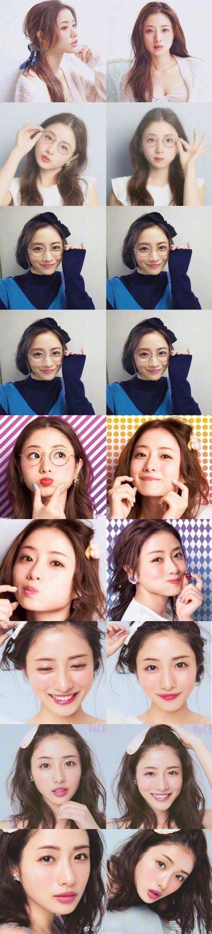 ​石原里美发型好看又简单，非常适合走甜美路线的妹子！