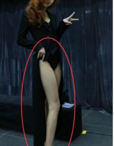 ​中国最长的腿，来自安徽的女孩，金星：头以下都是腿