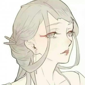 ​二次元古风头像-你轻轻抬头，微笑便映入了我的眼帘