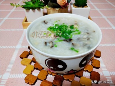 ​香菇滑鸡粥，鸡肉嫩滑有技巧，学会不用出去买了