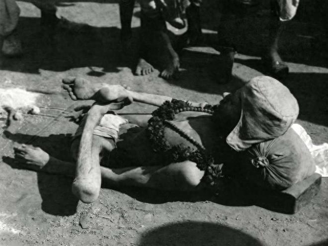 老照片：100年前的印度苦行僧