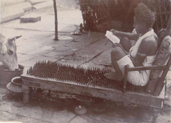 老照片：100年前的印度苦行僧