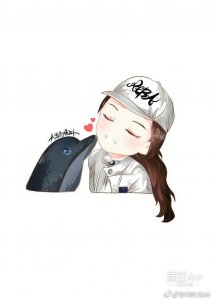 ​170618 饭制迪丽热巴卡通图 俏皮可爱风萌力十足！