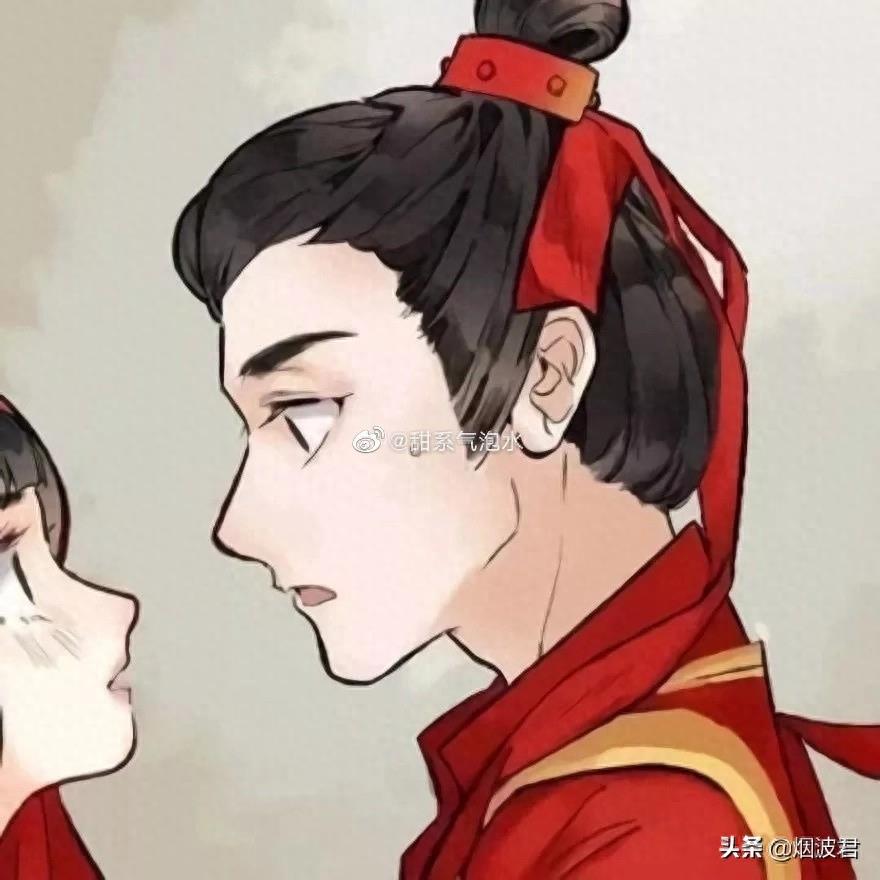 红色系古风情头
