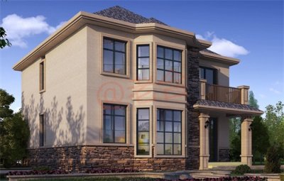 ​叔叔准备了20万在农村建房，3款农村自建房别墅外观图全套图纸