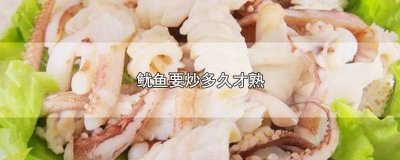 ​鱿鱼需要炒多久能熟 鱿鱼需要炒多长时间熟