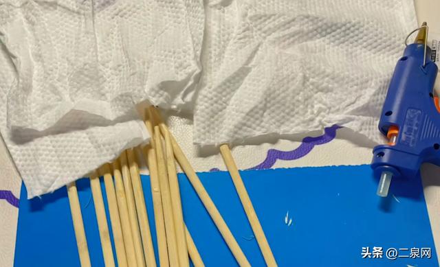 筷子制作花灯的手工制作（神奇的无锡妈妈）(2)