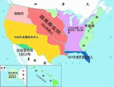 ​美国68%的国土面积都是买来的