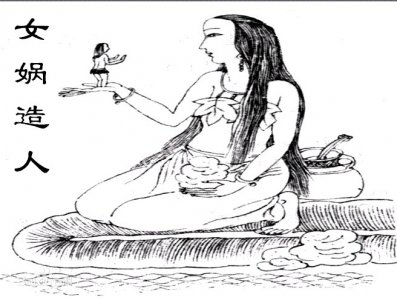 ​国学，神话故事-女娲造人