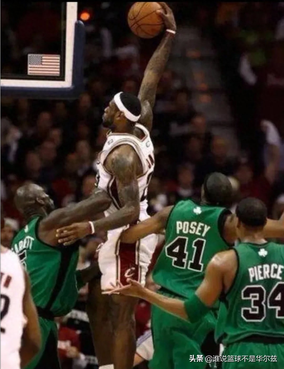 詹姆斯逆天隔扣集锦，昔日内线巨擎邓肯、加内特无一幸免！