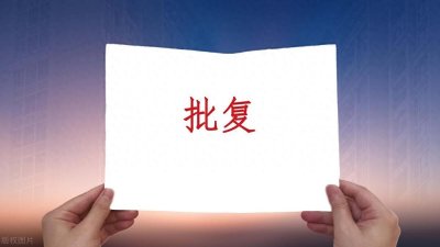 ​批复类公文模板