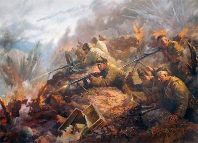 ​抗美援朝中上甘岭战役交战双方投入多少兵器兵力，伤亡情况如何？