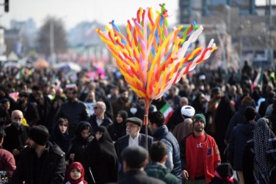 ​伊朗民众纪念伊斯兰革命胜利46周年