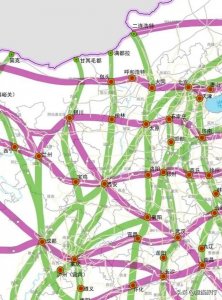 ​京兰高铁线路，从北京经张家口、呼和浩特、包头、银川、到兰州